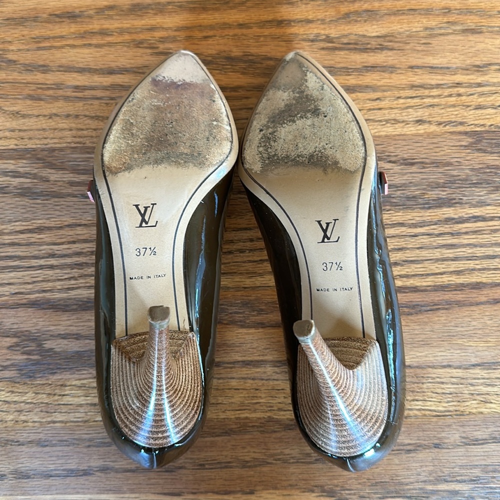 Louis Vuitton Monogram Pattern Patent Leather Pum… - image 5